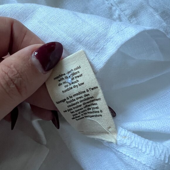 NWOT Donni The Linen Relaxed Shirt - Picture 7 of 7